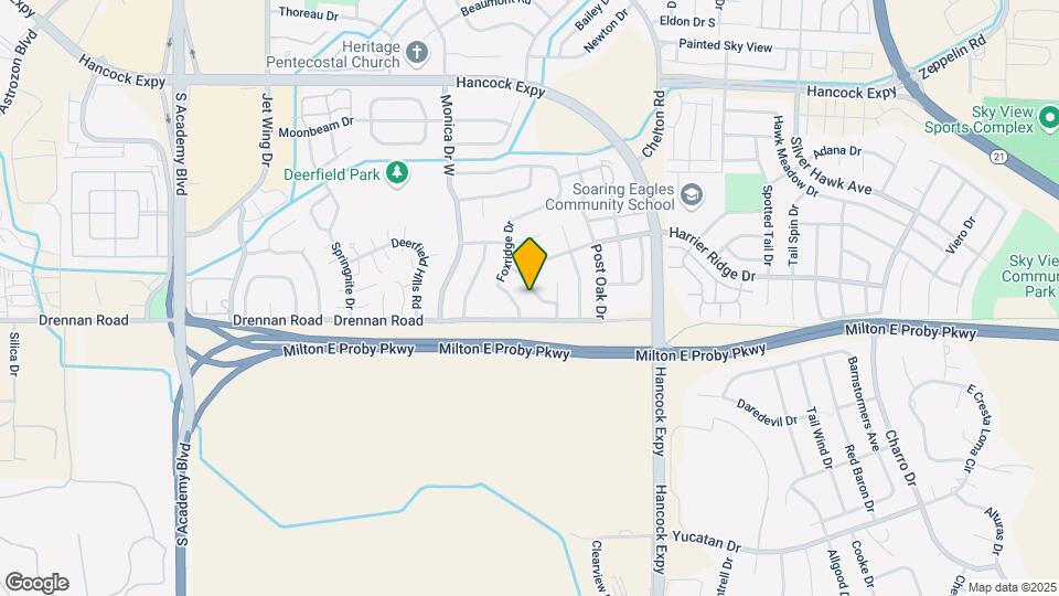 4555 Sunnyhill Dr Map and Location Details