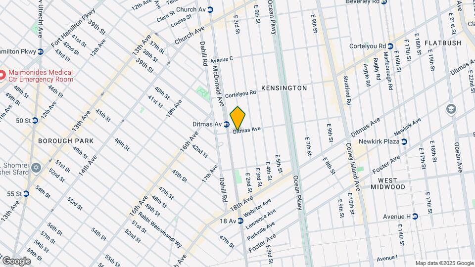 638 E 2nd St Mapa y Detalles de la Ubicación