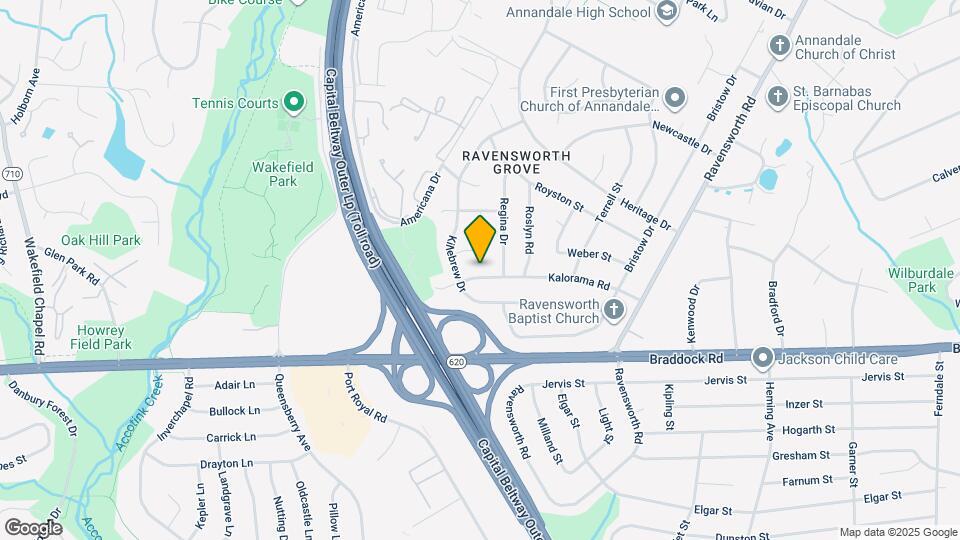 7810 Kalorama Rd Map and Location Details