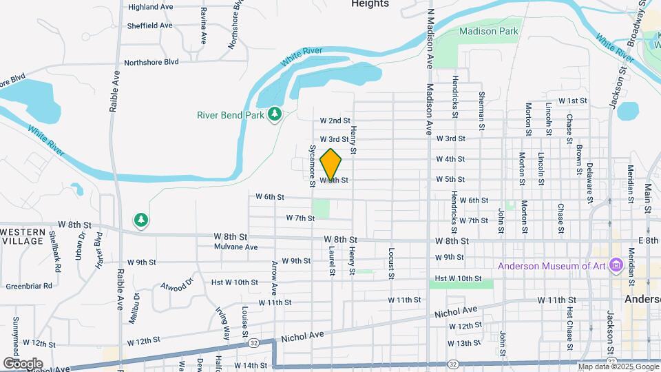 1433 W 5th St Map and Location Details