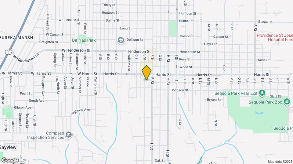 3145 E St Mapa y Detalles de la Ubicación