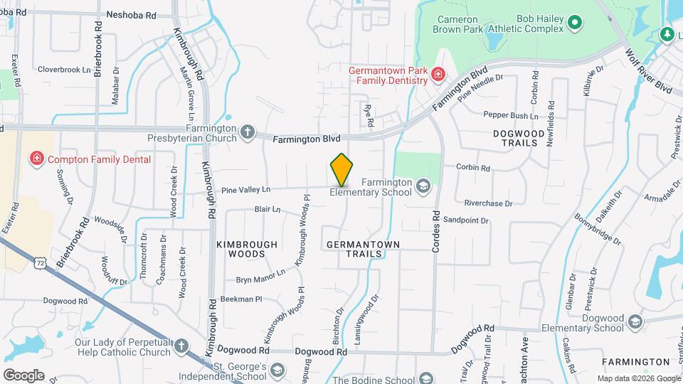 8403 Pine Valley Ln Map and Location Details