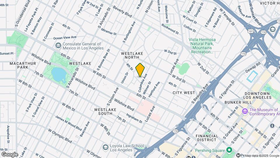 1511 W 4th Map and Location Details