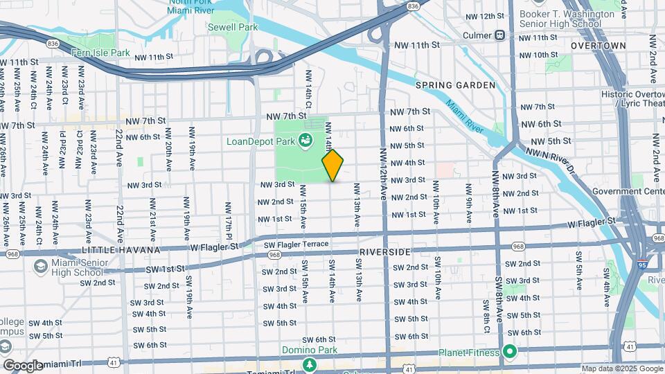 295 NW 14th Ave Map and Location Details