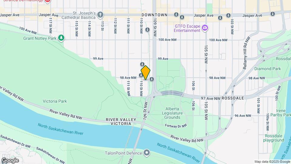 9741 110 St NW Map and Location Details