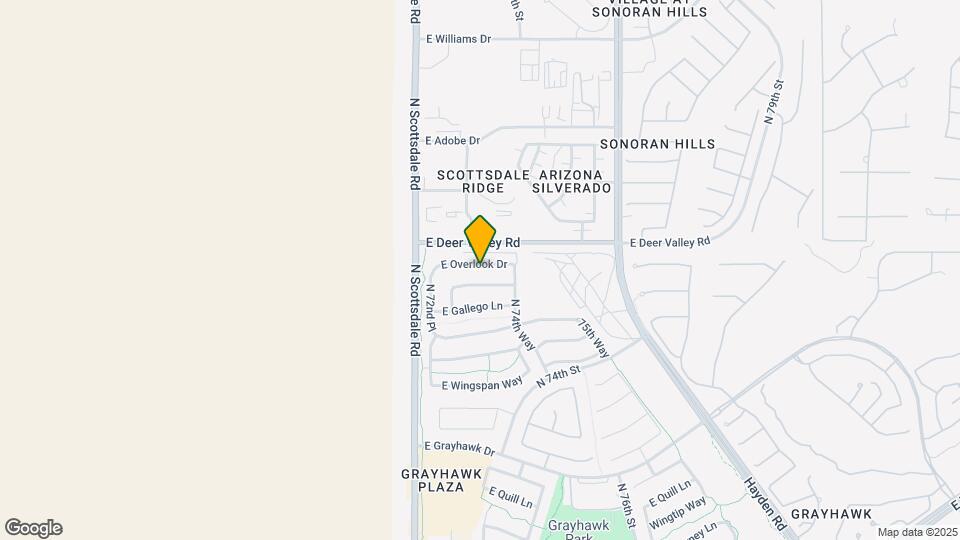 7323 E Overlook Dr Map and Location Details