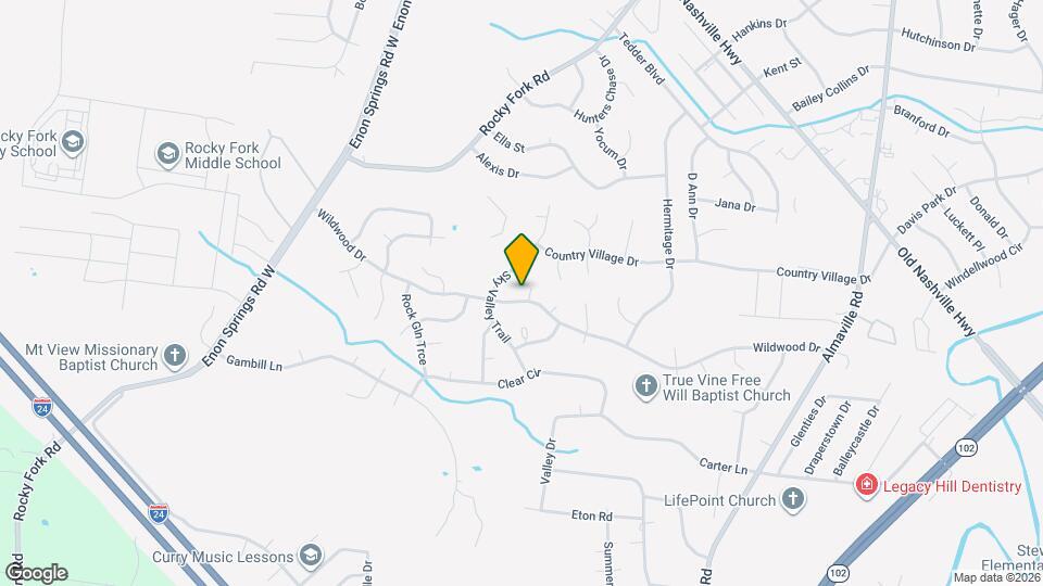 801 Clouddale Ct Map and Location Details