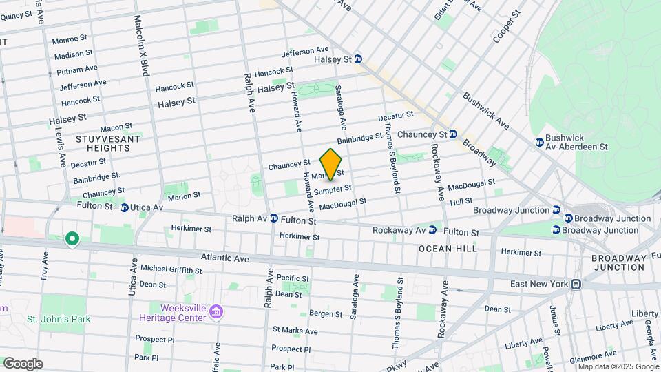 191 Sumpter St Map and Location Details