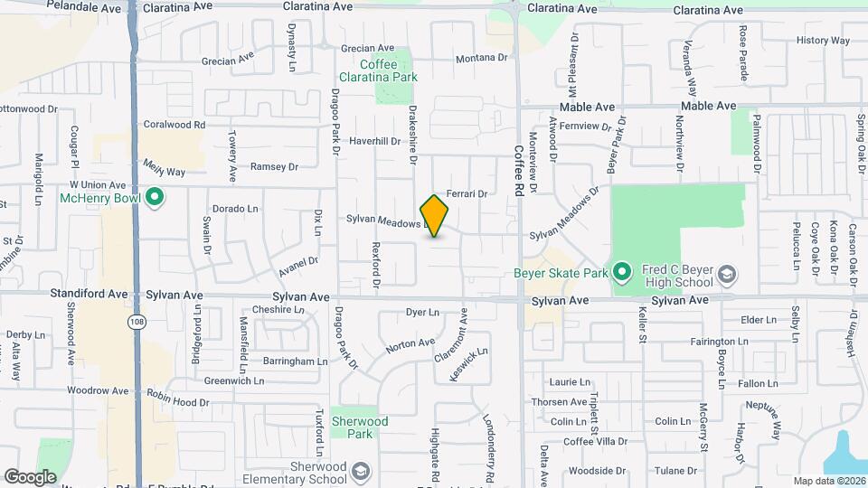 939 Claremont Ct Map and Location Details