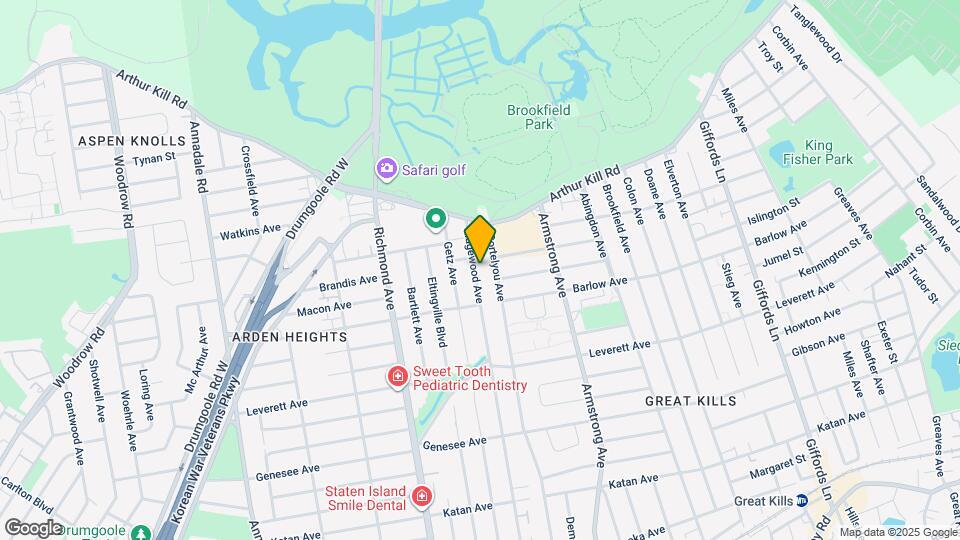 443 Ridgewood Ave Map and Location Details