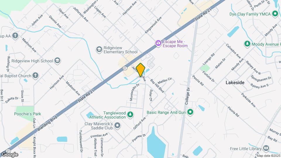 1294 Jefferson Ave Map and Location Details