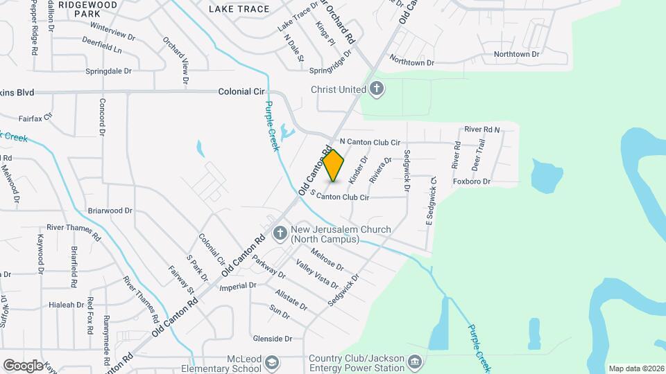 5814 Canton Park Dr Map and Location Details