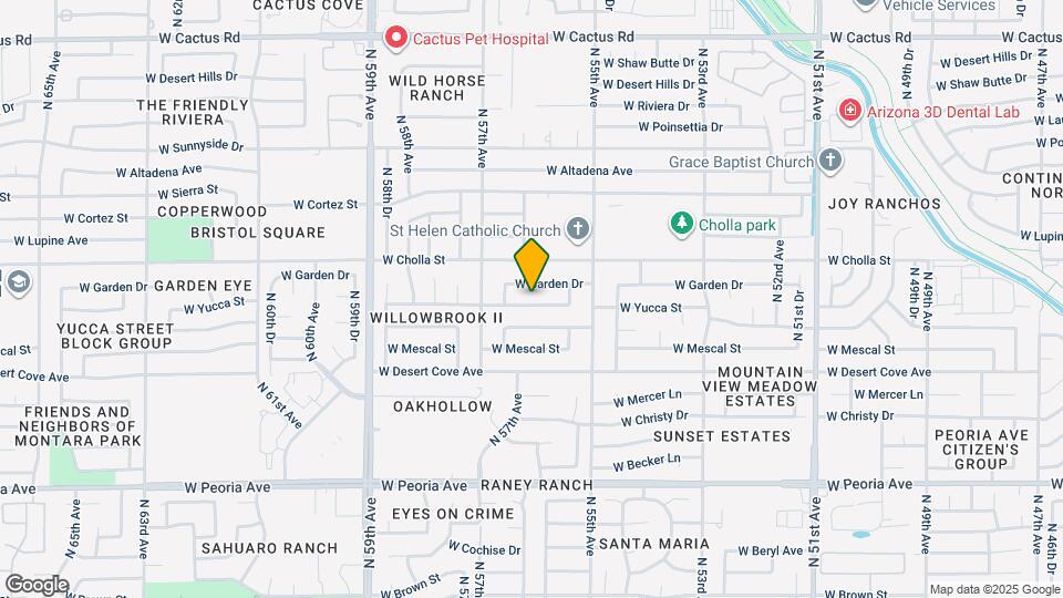 5602 W Yucca St Map and Location Details