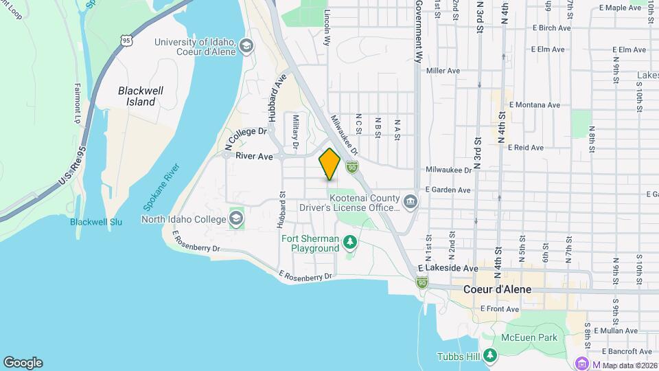 520 N Park Dr Map and Location Details