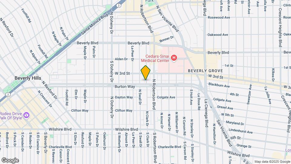 329 S Clark Dr Map and Location Details