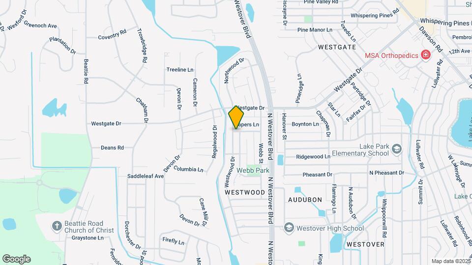 1544 Westwood Dr Map and Location Details