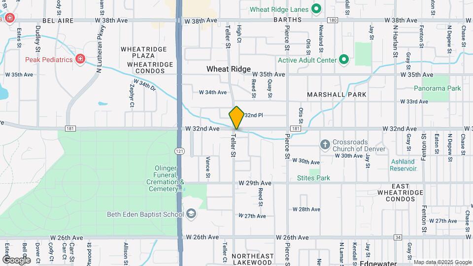 3195 Saulsbury St Map and Location Details