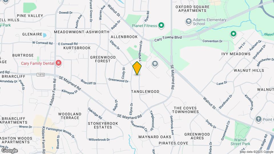 916 Tanglewood Dr Map and Location Details