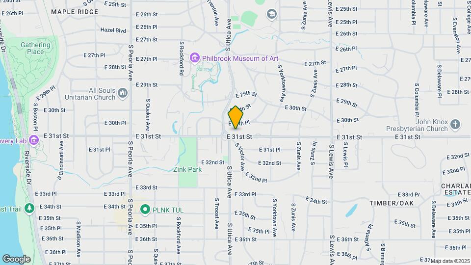 1723 E 31st St Map and Location Details