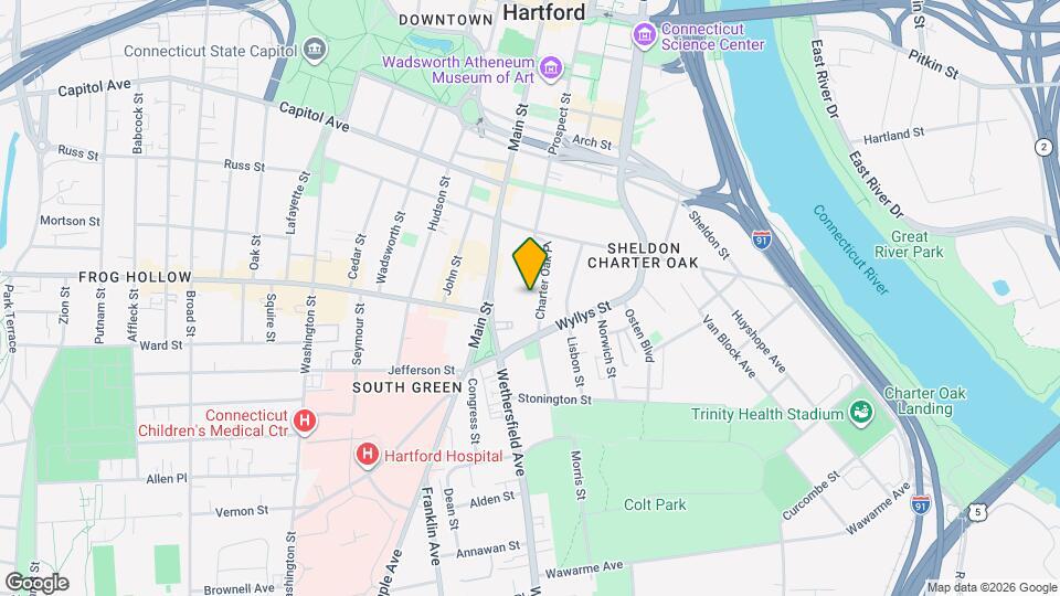 17 Charter Oak Pl, Unit 2 Map and Location Details