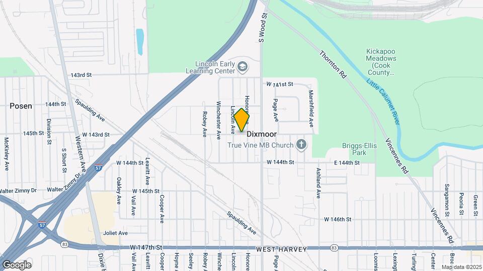 14300 Honore Ave Map and Location Details