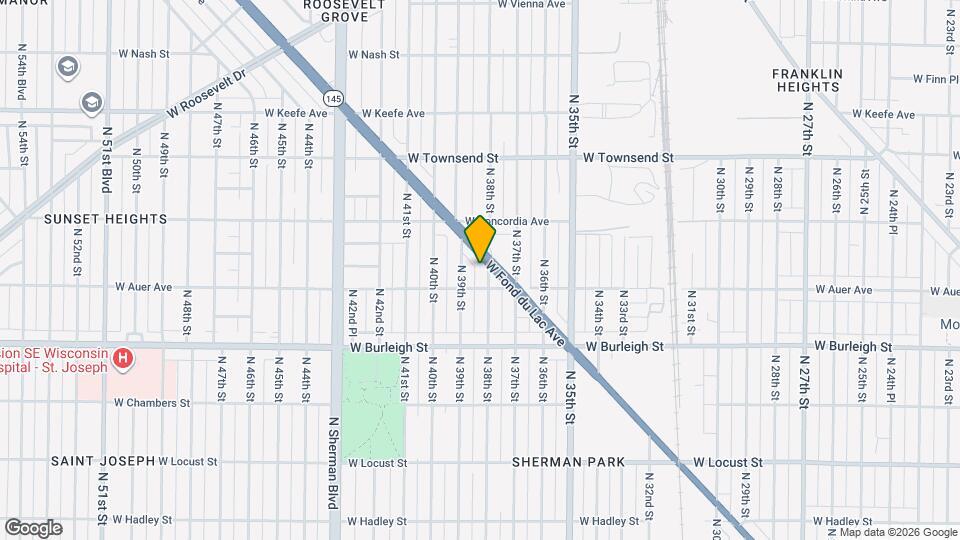3221 N 38th St Mapa y Detalles de la Ubicación