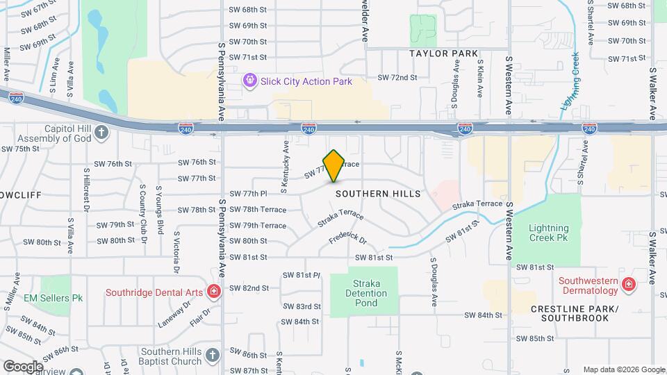 1332 SW 77th Pl Map and Location Details