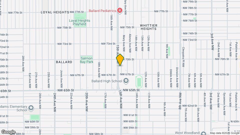 6725 Mary Ave NW Mapa y Detalles de la Ubicación