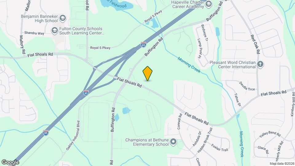 3605 Flat Shoals Rd Map and Location Details
