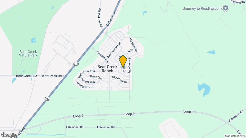 1625 Ambercrest Dr Map and Location Details