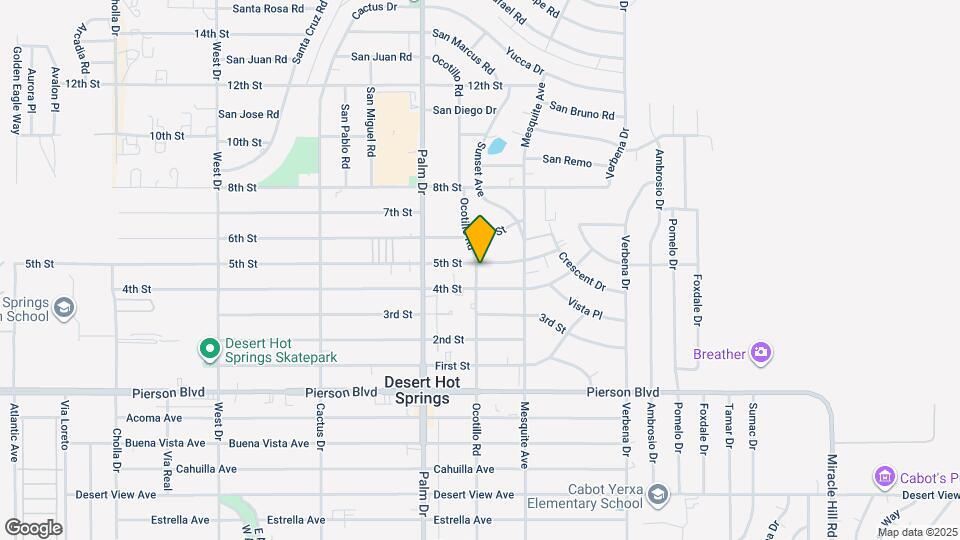11388 Ocotillo Rd Map and Location Details