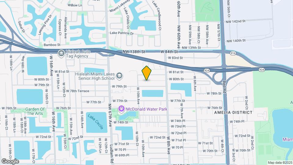 936 W 79th Pl Map and Location Details