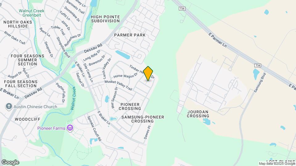 11505 Oltons Bluff Cove Map and Location Details