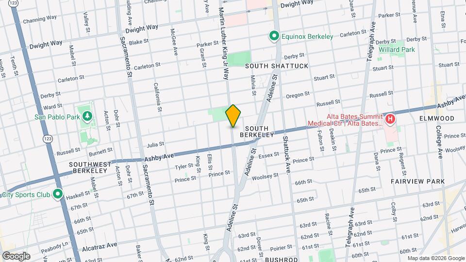 2923-2925 Martin Luther King Jr Way Map and Location Details