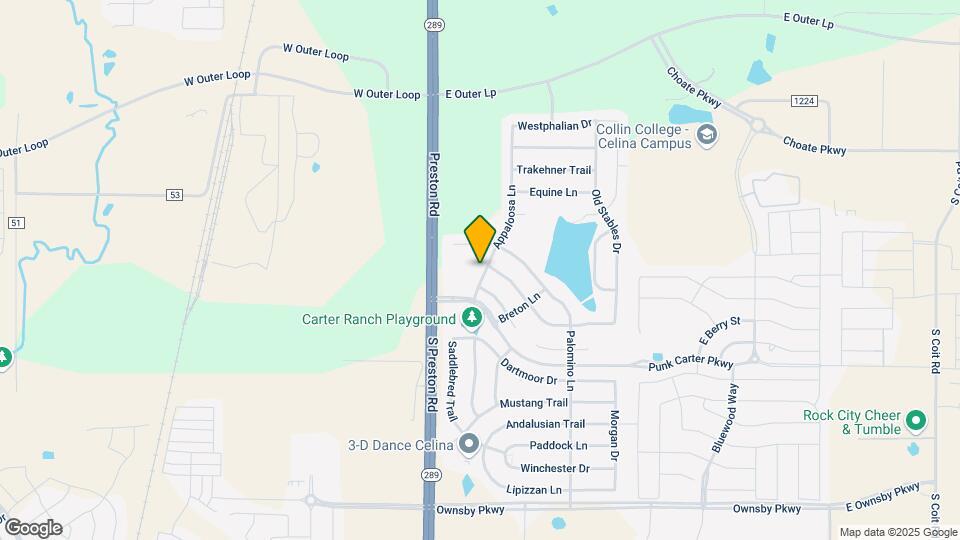 2707 Appaloosa Ln Map and Location Details