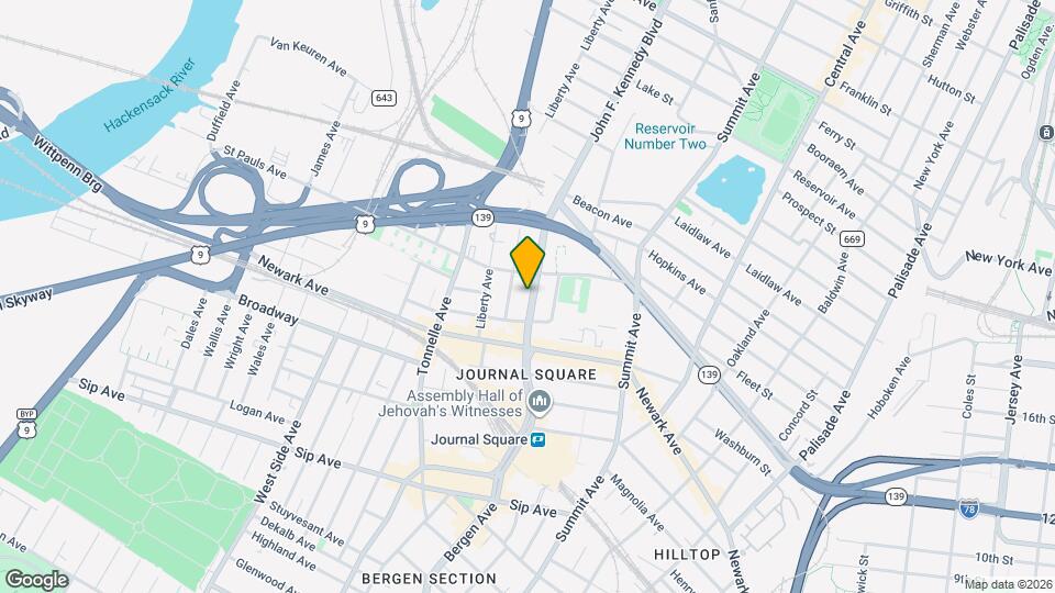 3033 John F. Kennedy Blvd Map and Location Details