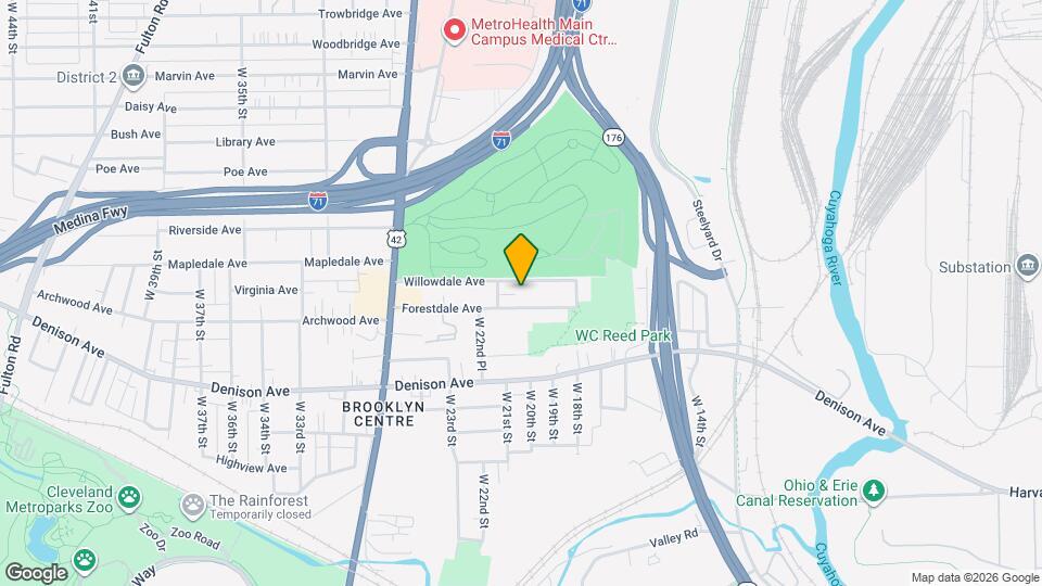 2003 Willowdale Ave Map and Location Details