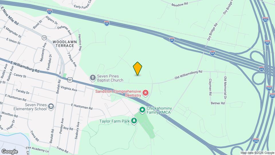 1114 Old Williamsburg Rd Map and Location Details