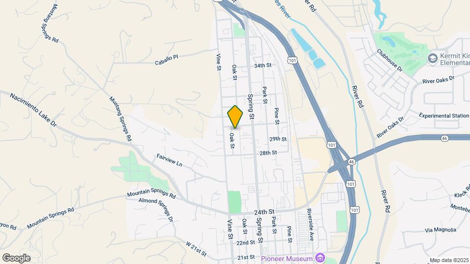 2940 Oak St Map and Location Details
