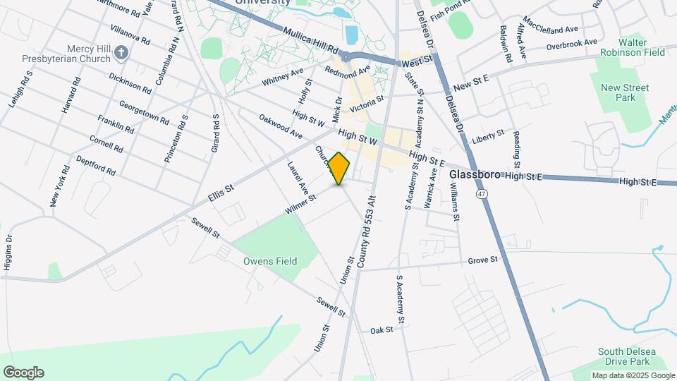 25 Church St Map and Location Details