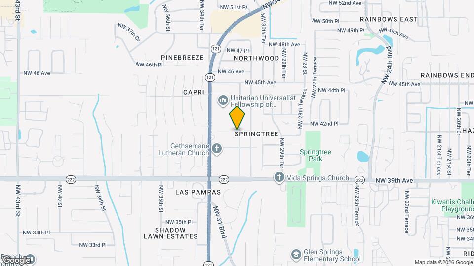 4140 NW 32nd St Map and Location Details