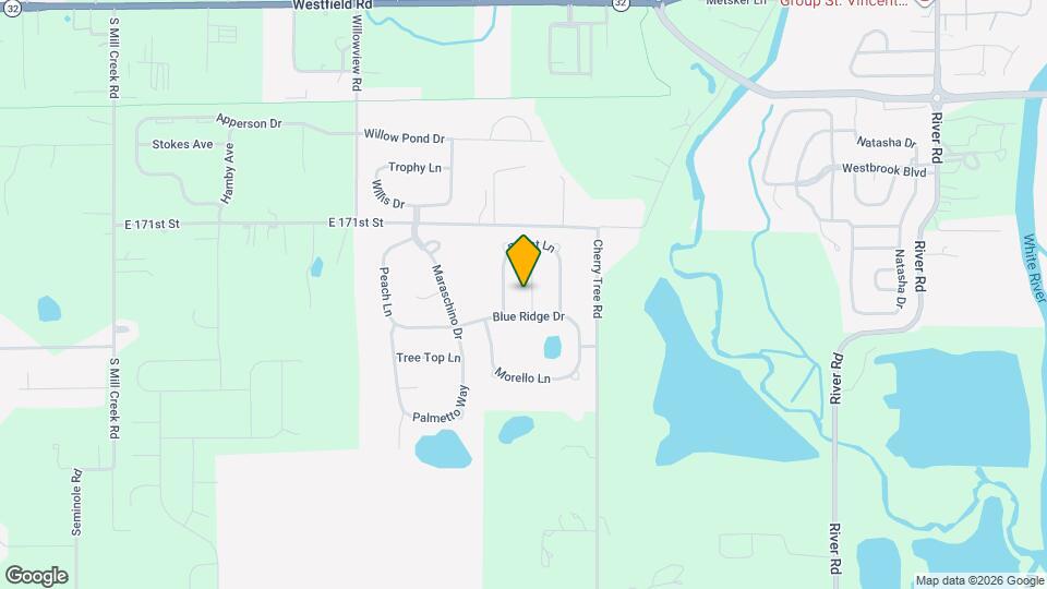 16947 Tree Top Ct Map and Location Details