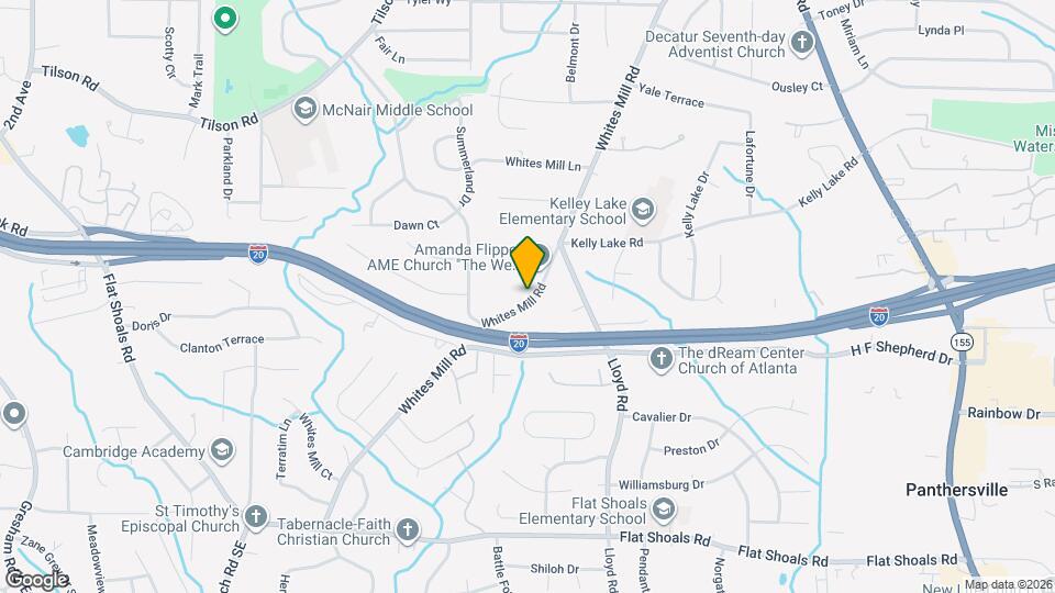 2495 Whites Mill Rd Mapa y Detalles de la Ubicación