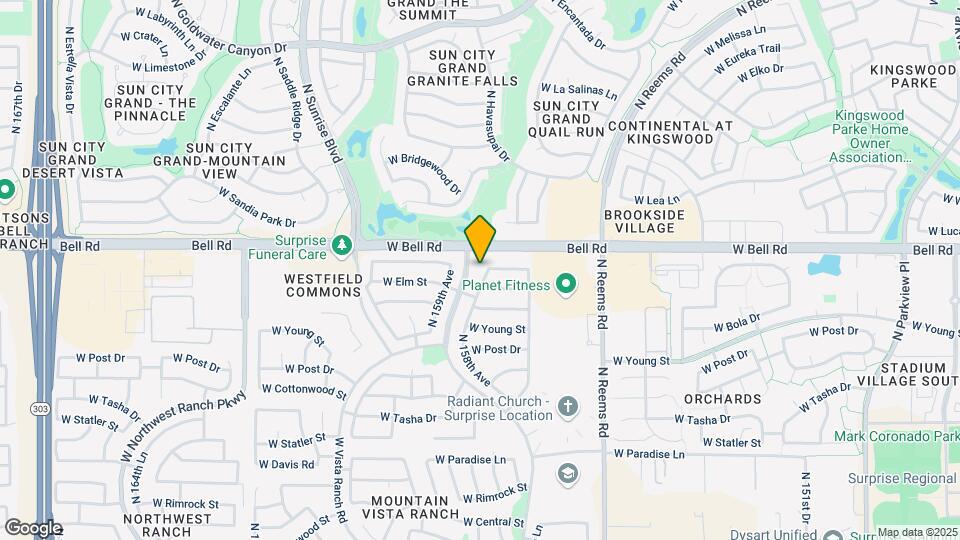 16930 N 158th Ave Map and Location Details