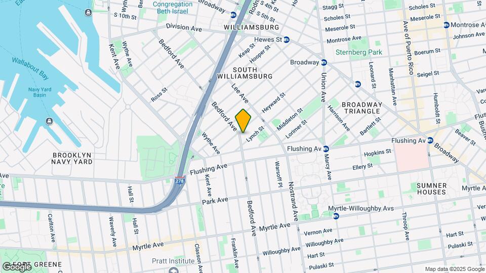 689 Bedford Avenue Mapa y Detalles de la Ubicación