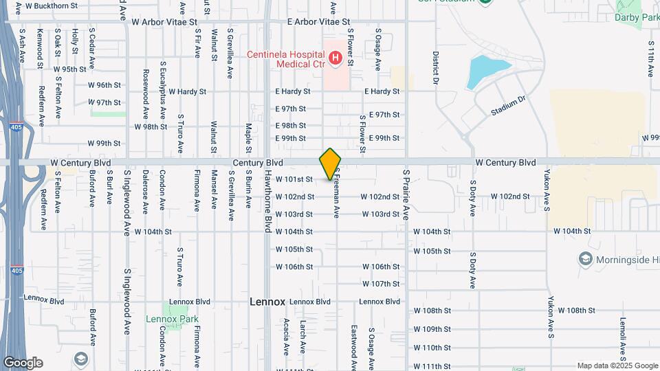 4210-4214 W 101st St Mapa y Detalles de la Ubicación