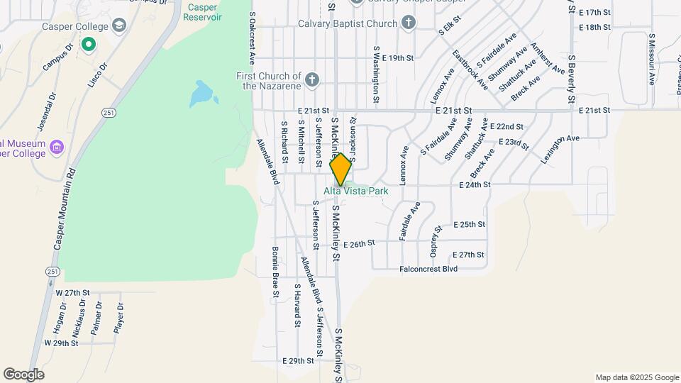 2421 S McKinley St-Unit -2421 S. McKinley Street #B Map and Location Details