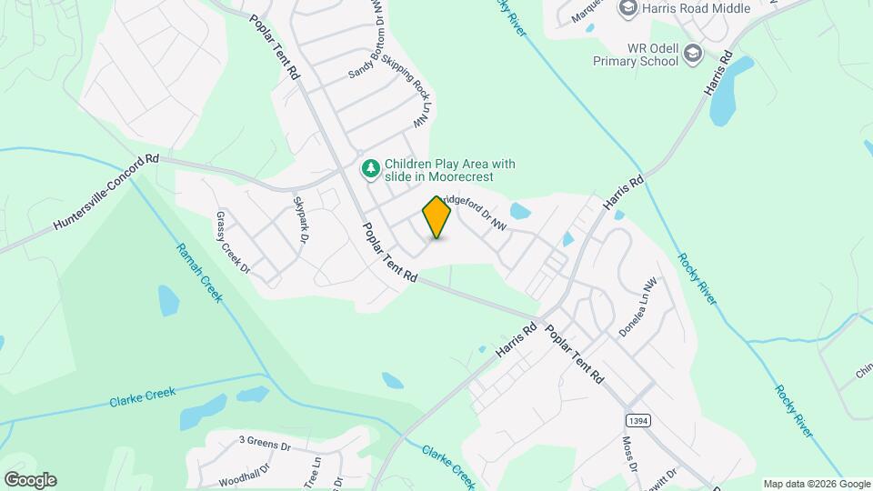 10366 Wesson Hunt Rd NW Mapa y Detalles de la Ubicación