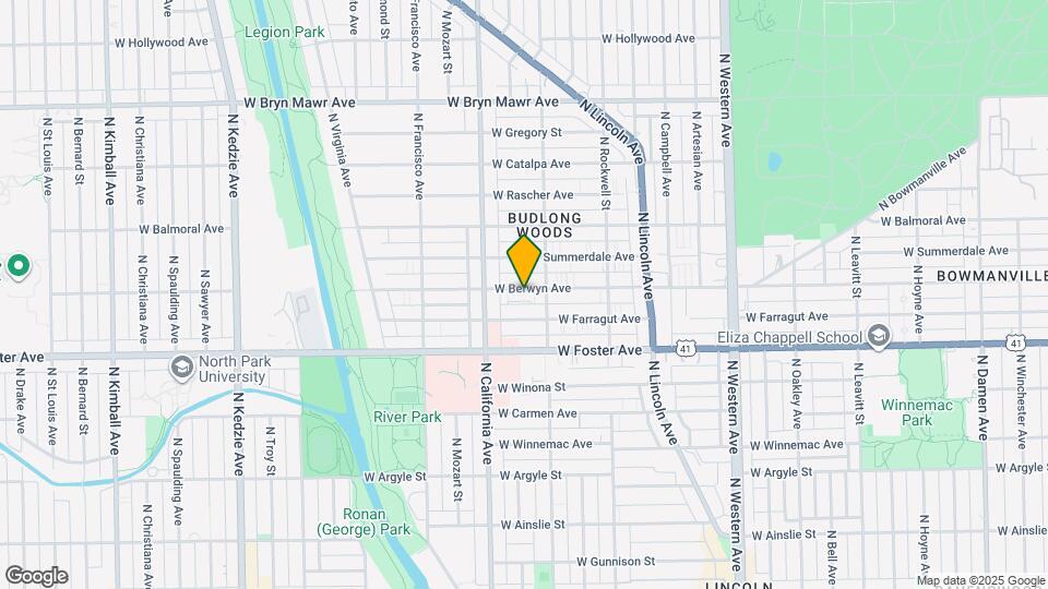 2721 W Berwyn Ave Map and Location Details