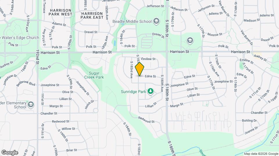 18219 Edna St Mapa y Detalles de la Ubicación
